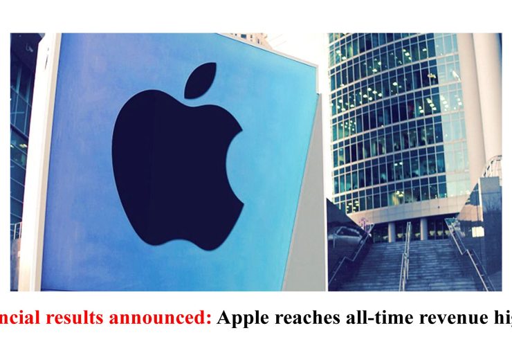 Financial results announced: Apple reaches all-time revenue high